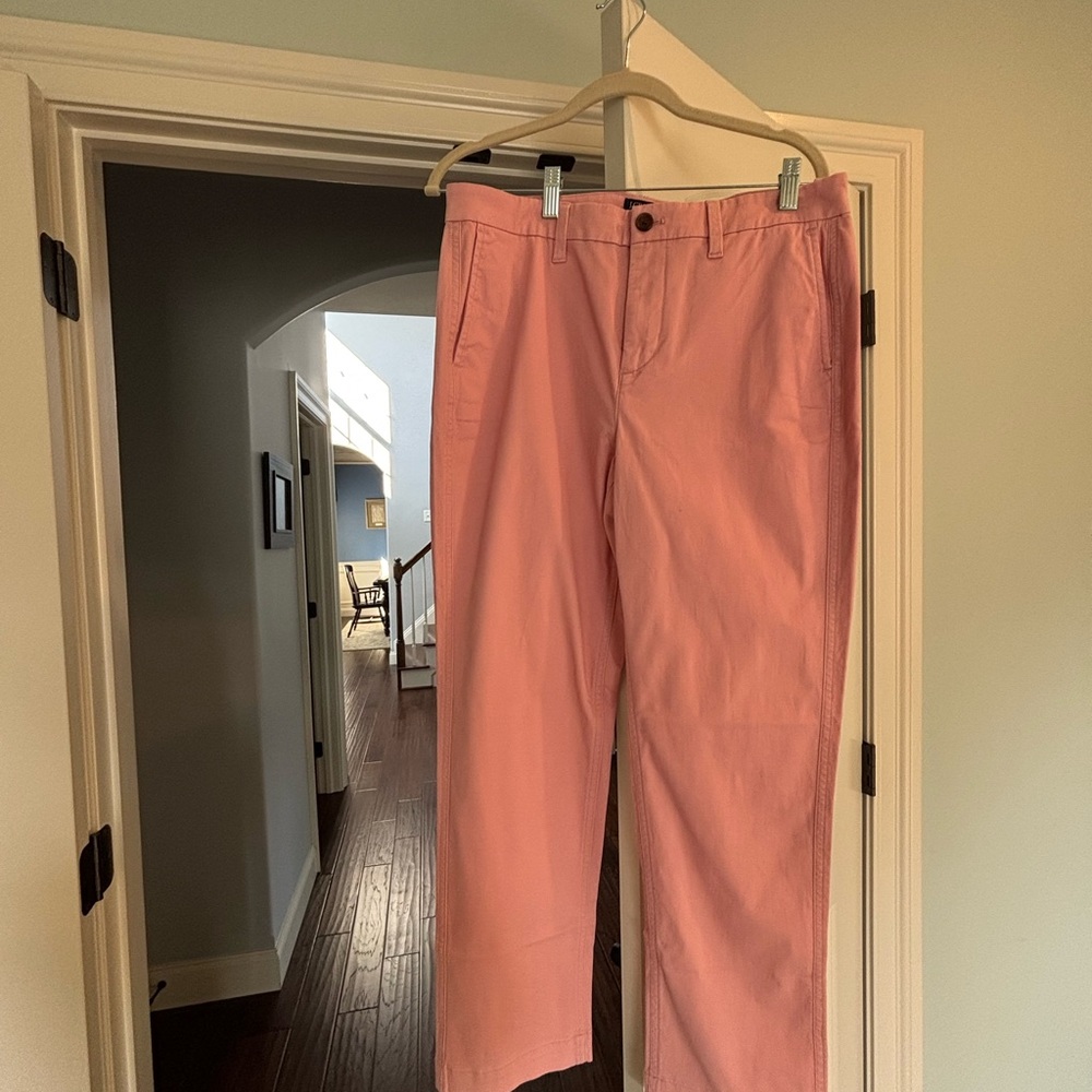 J. Crew Factory High-Rise Girlfriend Chino - Pink - NWT